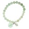 Earth's Jewels Semi-Precious Aventurine Natural Green Gemstone Bracelet, Green Round Charm